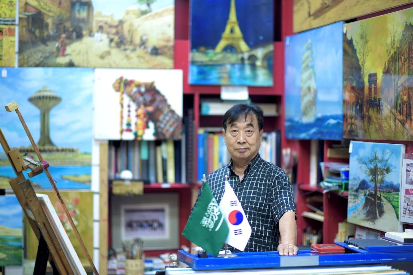 الفنان كيم سنغباي. تصوير أكبر حسين