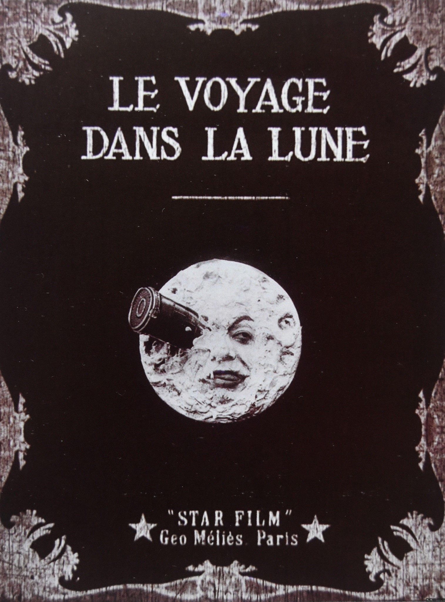 Film poster for Le Voyage dans la Lune (1902), the pioneering French science fiction film directed by Georges Méliès — a visionary work that marked the dawn of cinematic imagination. Credit: MSM Archive, Alamy Stock Photo. 