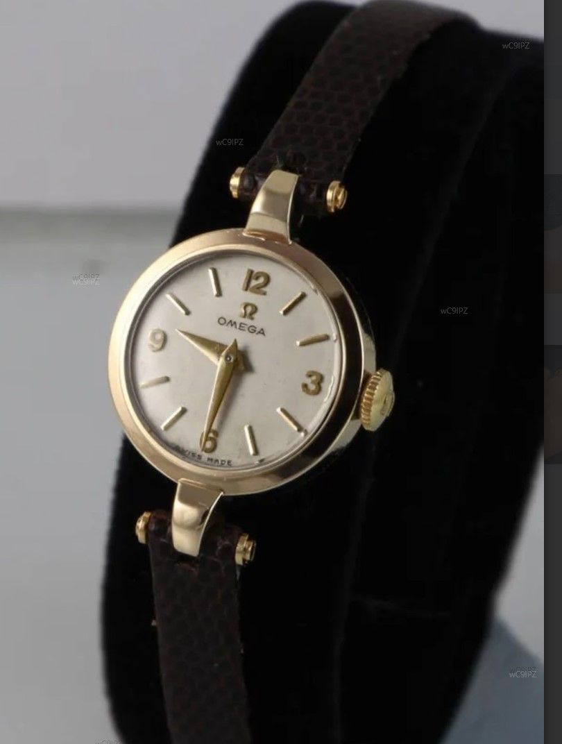 Omega watch from 1956, courtesy of Crystal Ages.