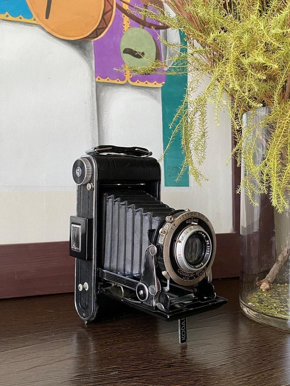 Vintage Kodak folding camera from the 1930s, courtesy of Crystal Ages.