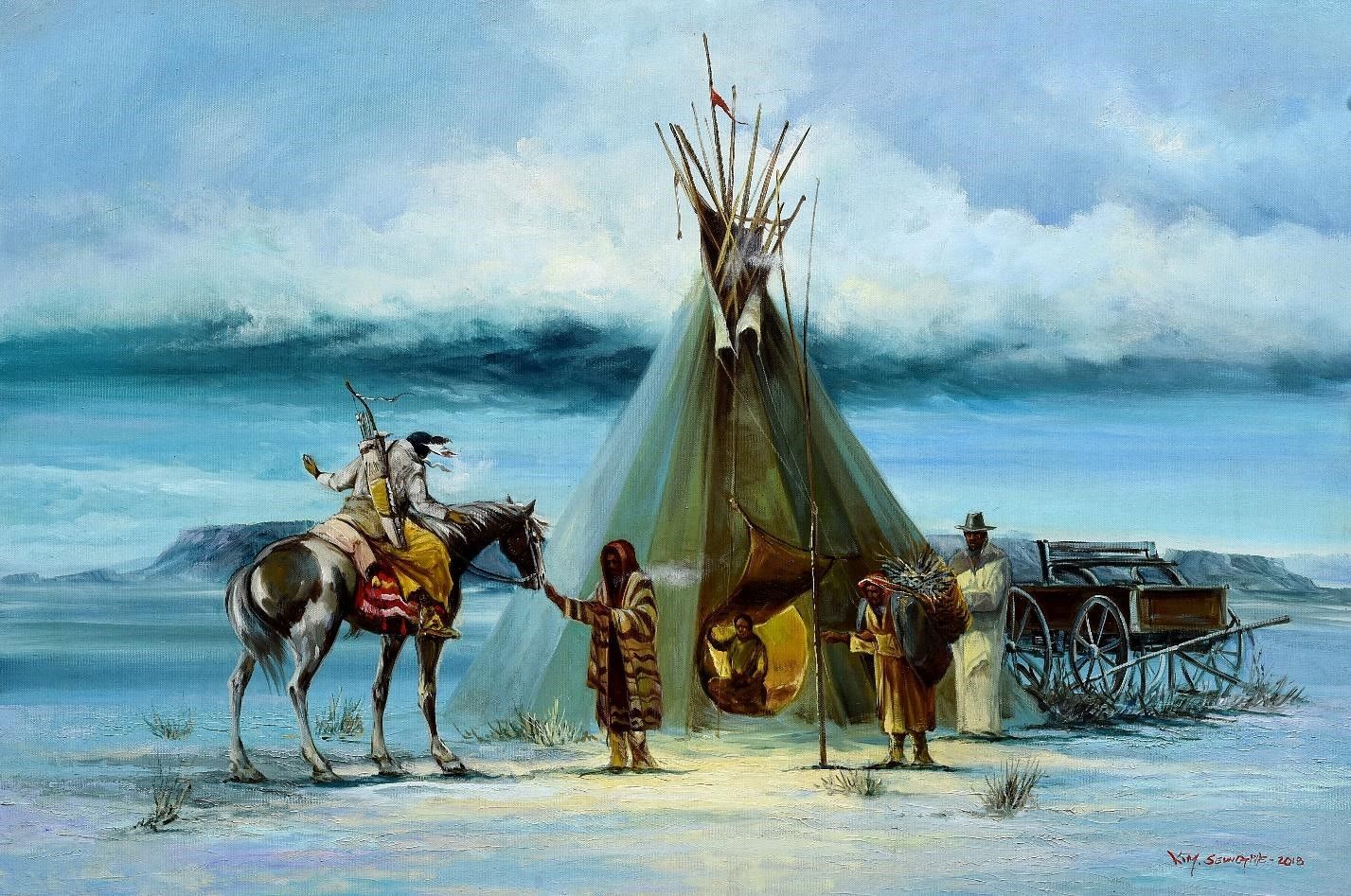 عمل فني لكيم سنغباي. تصوير أكبر حسين