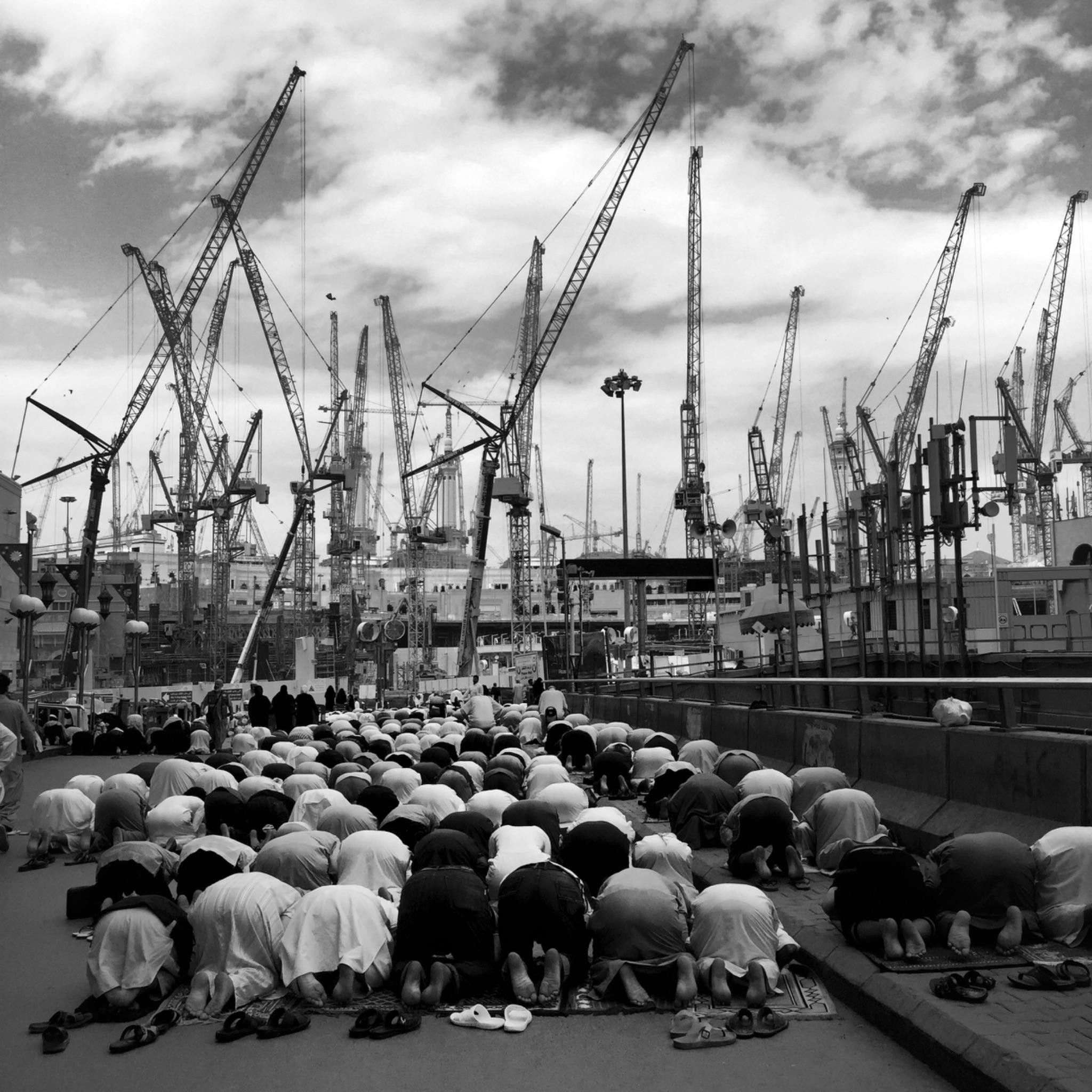 أعمال التوسعة السعودية الثالثة للمسجد الحرام، مكة المكرمة 2015. بإذن من المصور عبد الله المالكي.