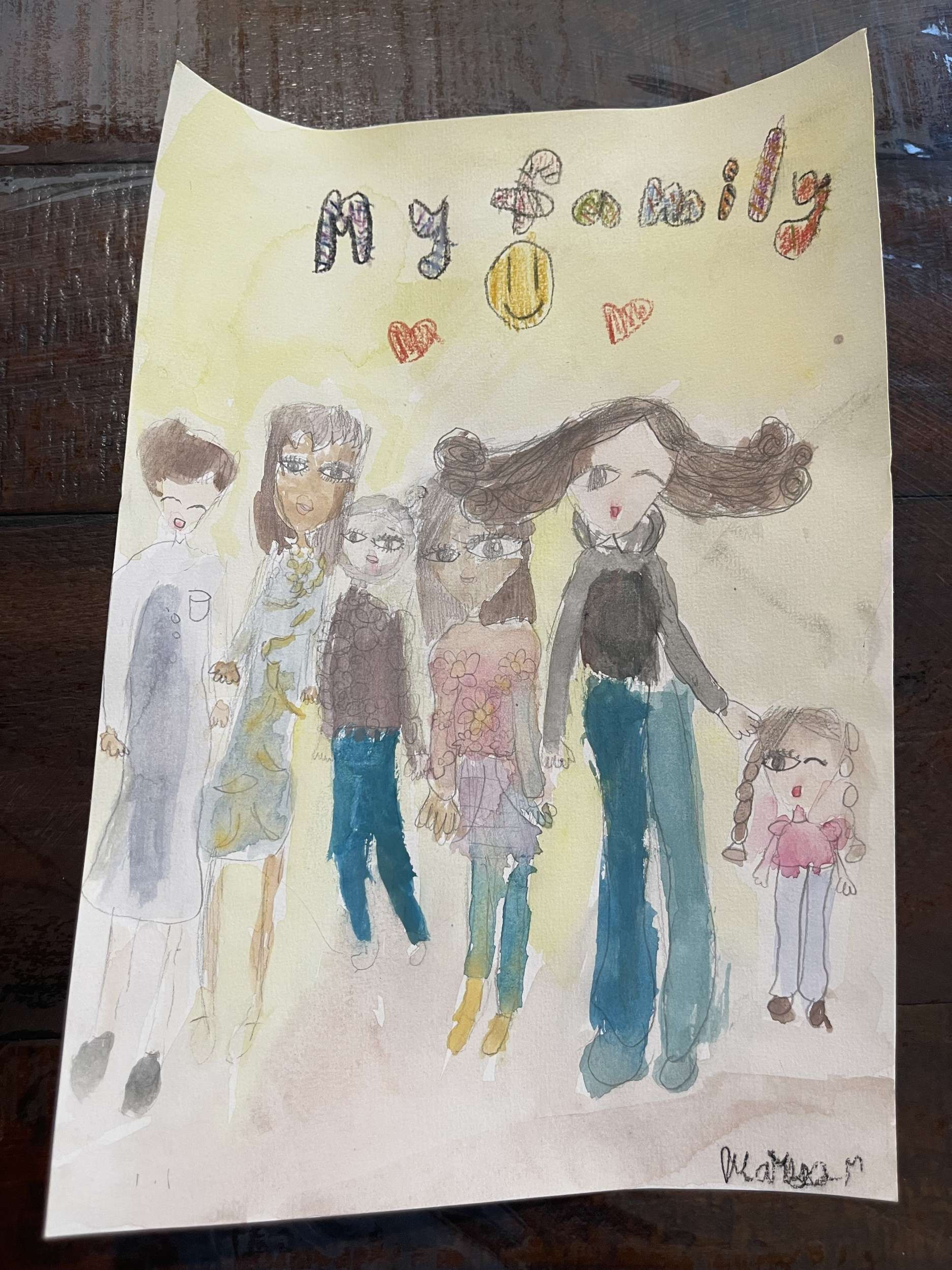 My Amazing Family at All Time Zones, by Maryam Kharbat 