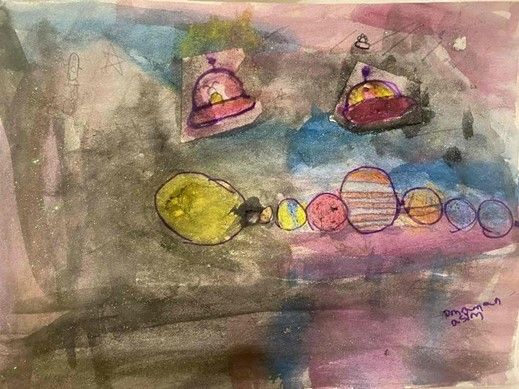 Friendship in Space, by Omamah Asim 