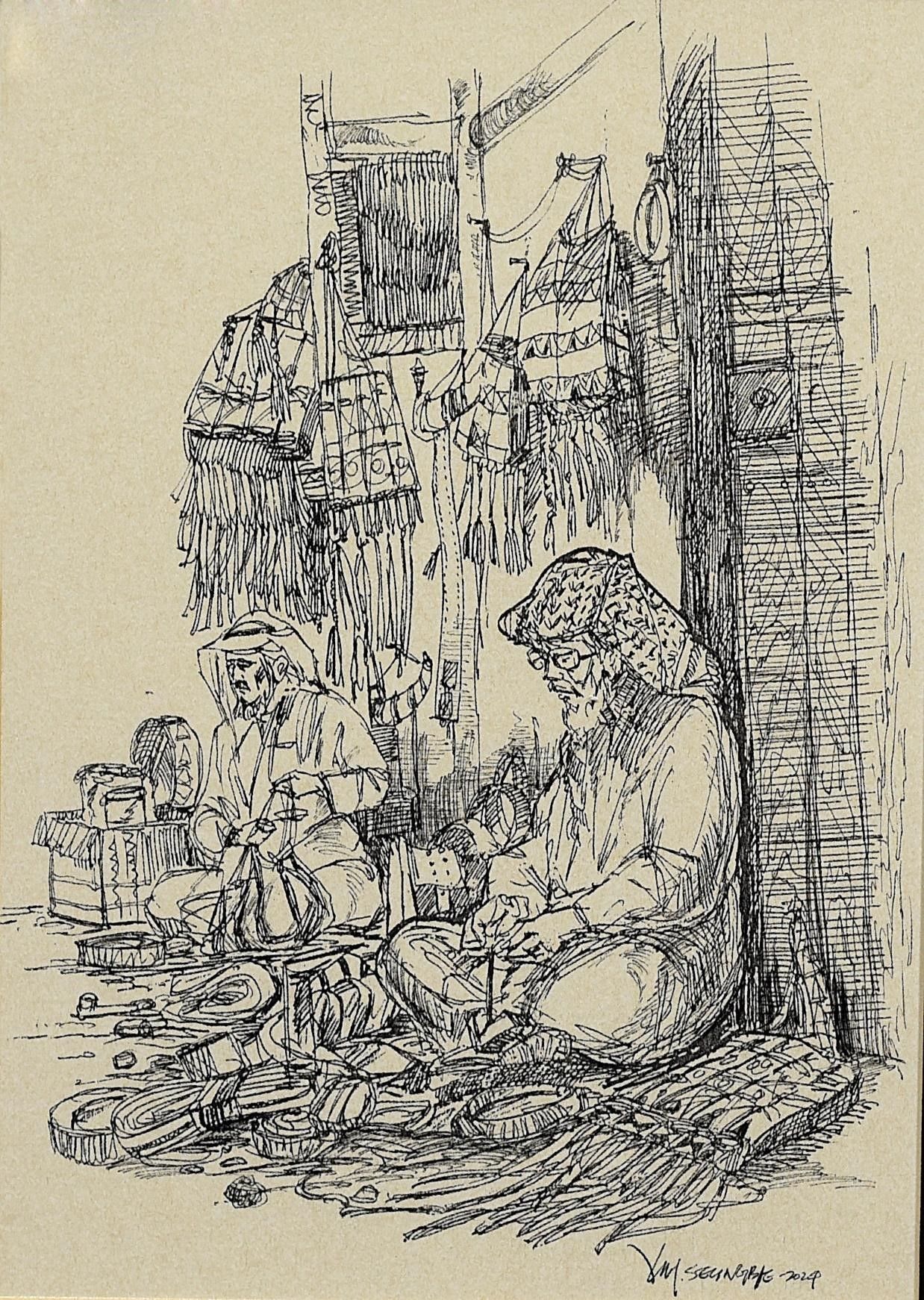 عمل فني لكيم سنغباي. تصوير أكبر حسين