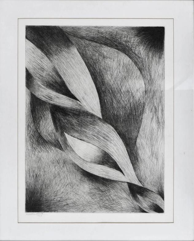 Ajfa (The Braid), 1989. Print on paper, 81 x 66.5 cm. Collection of Mathaf: Arab Museum of Modern Art. Preservation number MAT.2007.1.2082. Courtesy of Qatar Museums.
