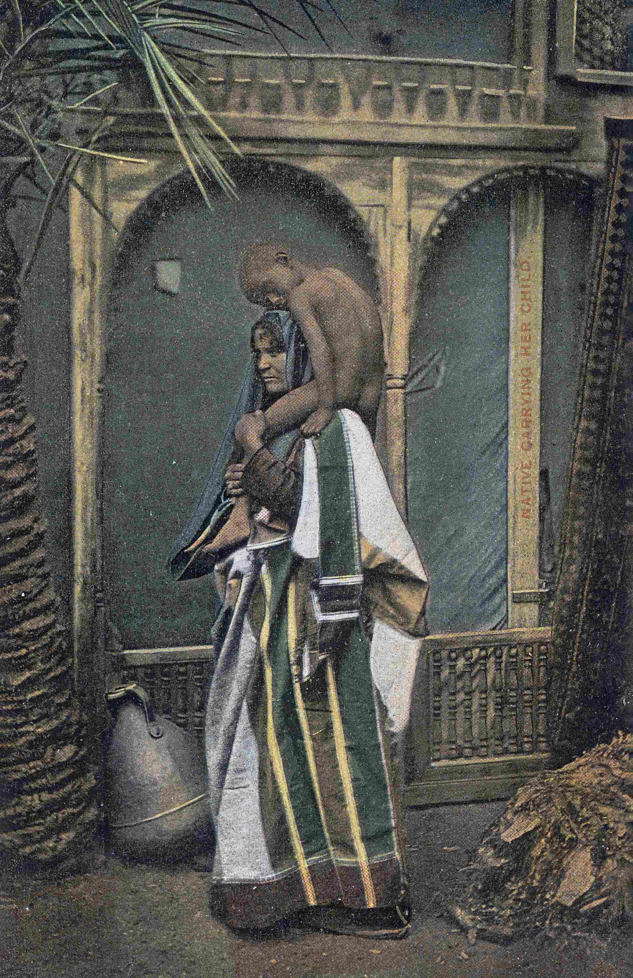 ‘Special collection of “Motherhood” postcards from archival postcards album,’ (HC.HP.2017.0018). Courtesy of Qatar National Library.&nbsp;