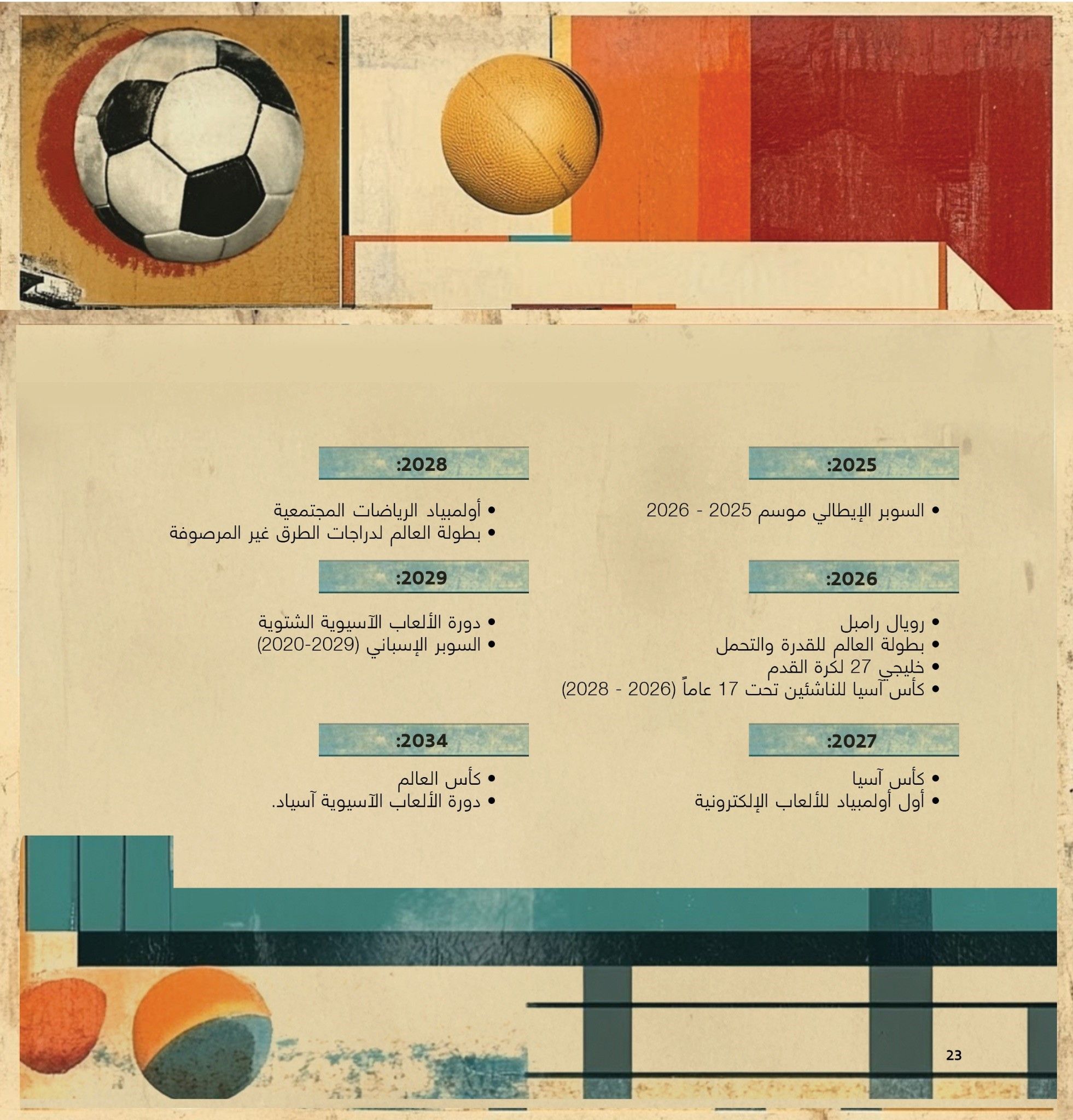 الرياضة السعودية: أعوامٌ حافلة بالكثير!