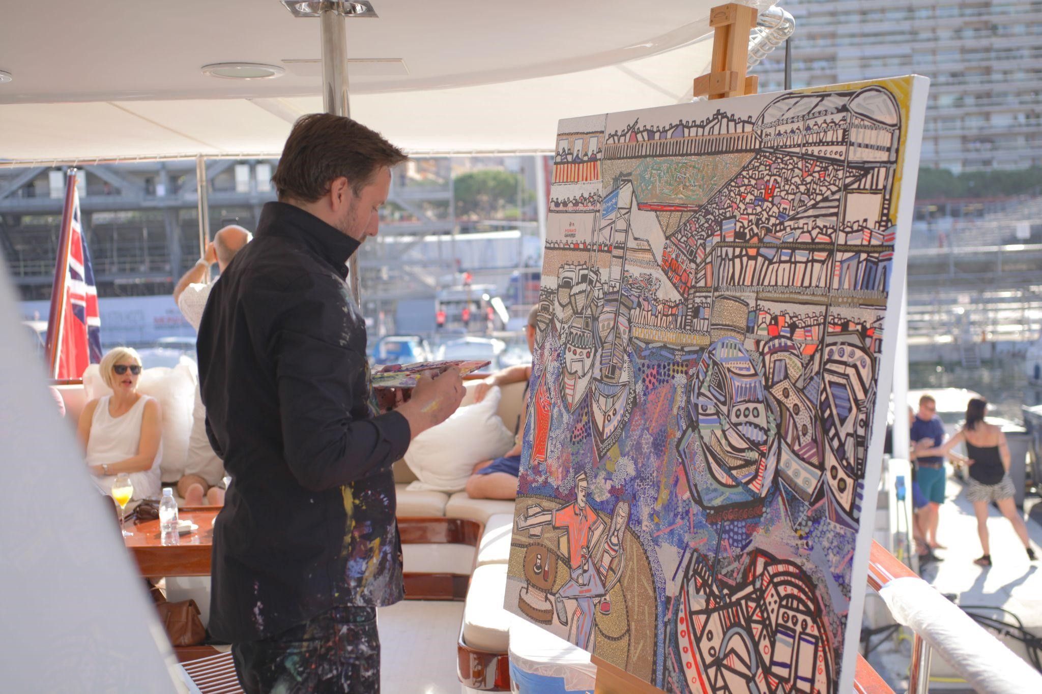 The artist Ben Mosley.