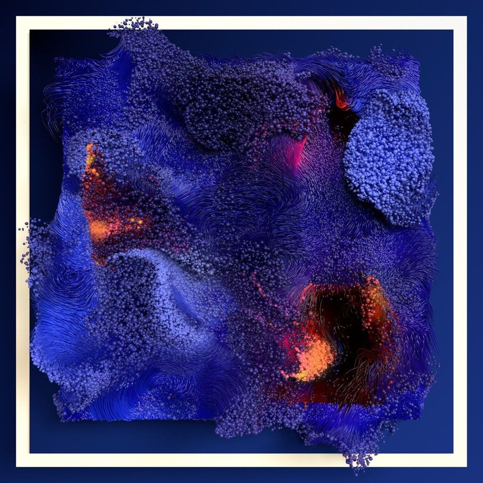 France NFT by French digital artist Cedric Fangeat. Part of Ithra Permanent Art Collection.