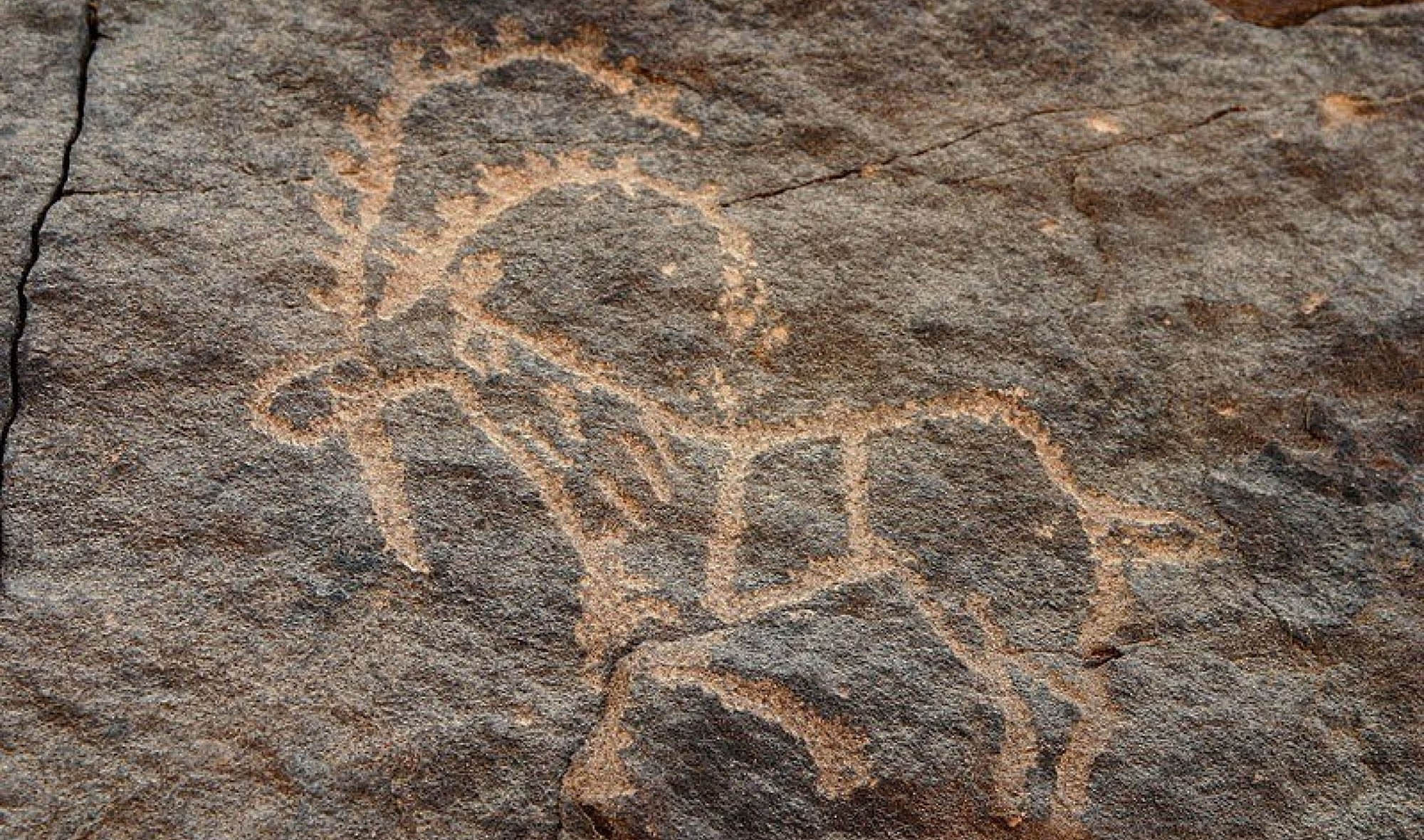 Petroglyph at Bir Hima.