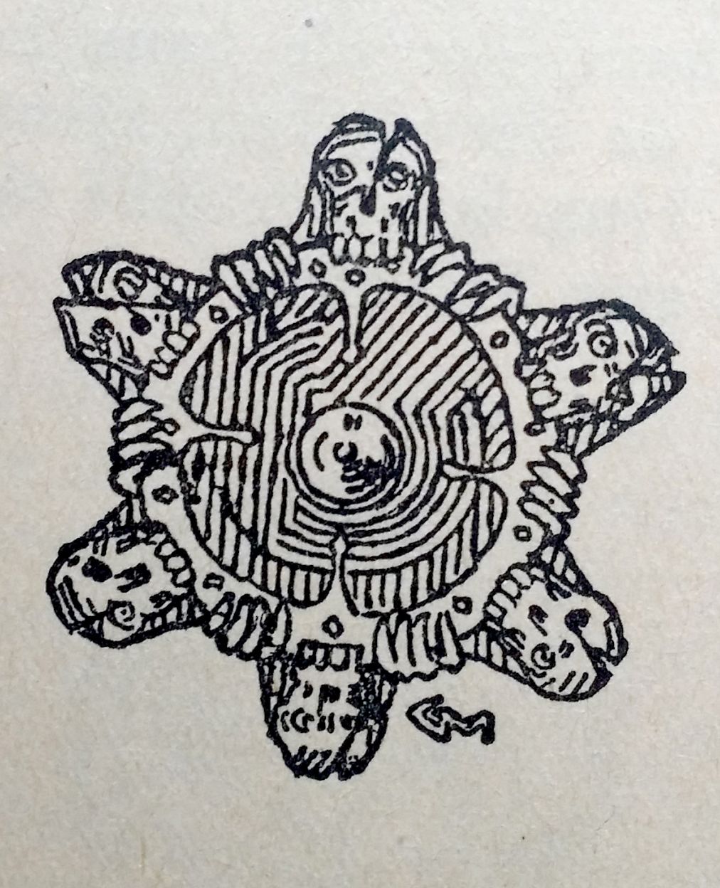 Viking illustration, warrior and shield from Sagas of Kings by Snorre. The shield depicts the King Olav’s favorite horseman and warrior, Ragvald Vognstyreren Heidum-Hår.