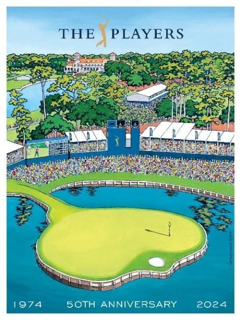 The Players Championship anniversary 1974, TPC Sawgrass. Courtesy of Lee Wybranski 2024.
