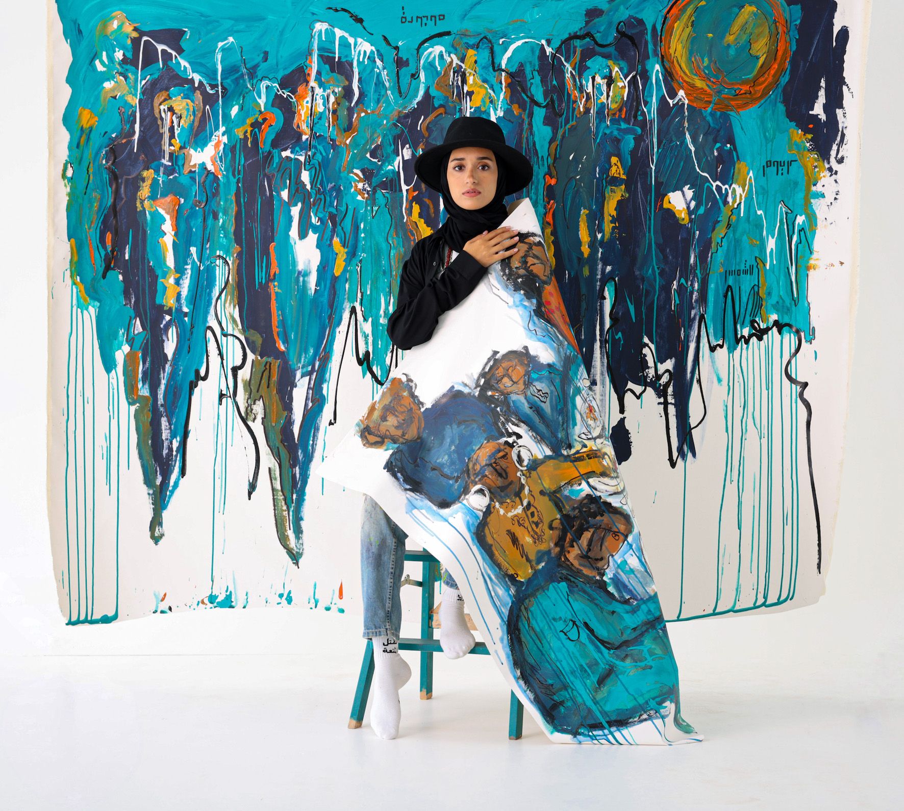 The artist Amal Al Balooshi, courtesy of the artist.