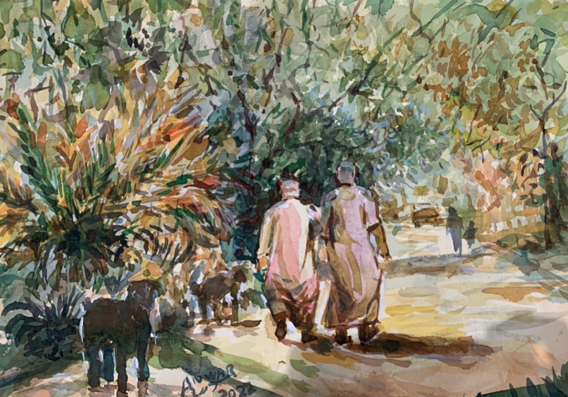 Al Rustaq. by the artist Anwar Sonya.