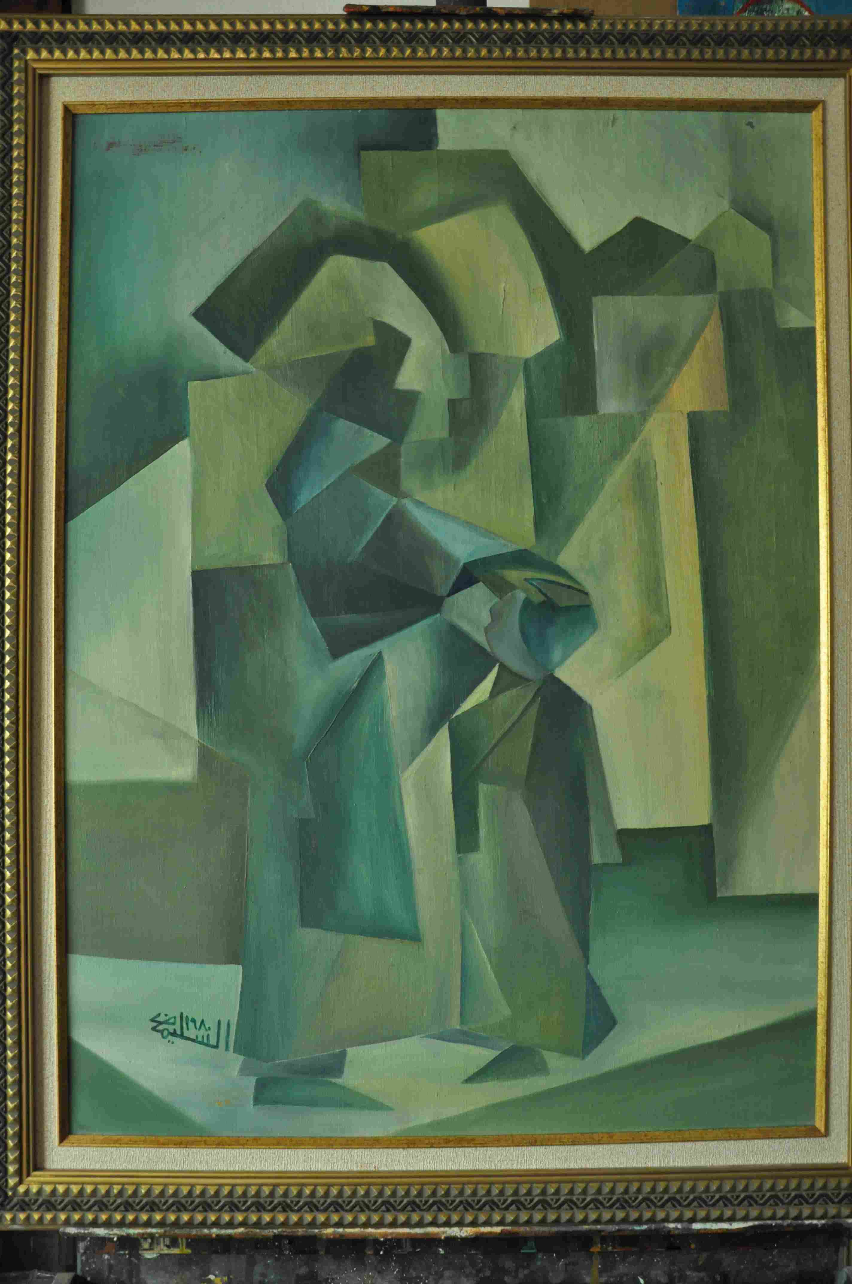 ’’A Swab on the Head of an Orphan’’ (1980), courtesy of Abdulrahman Alsoliman.