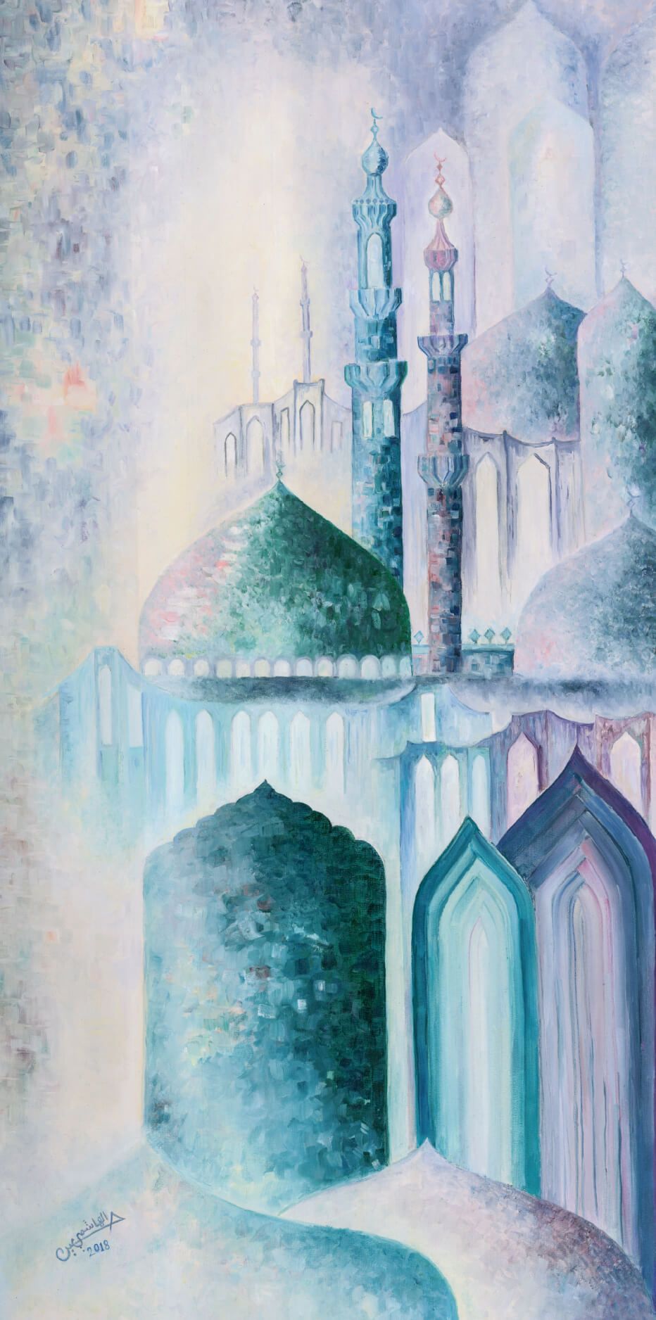 ‘Dimensions,’ by the artist Husain Al-Hashmi.