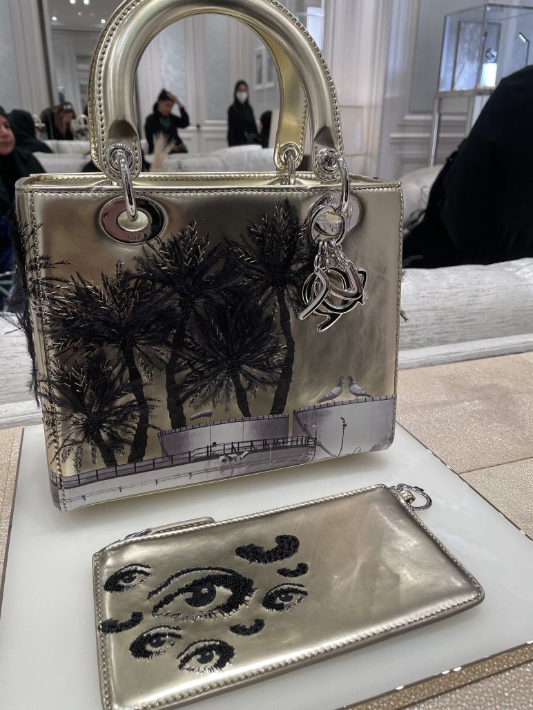 Dior bag by Manal Al-Dowayan.
