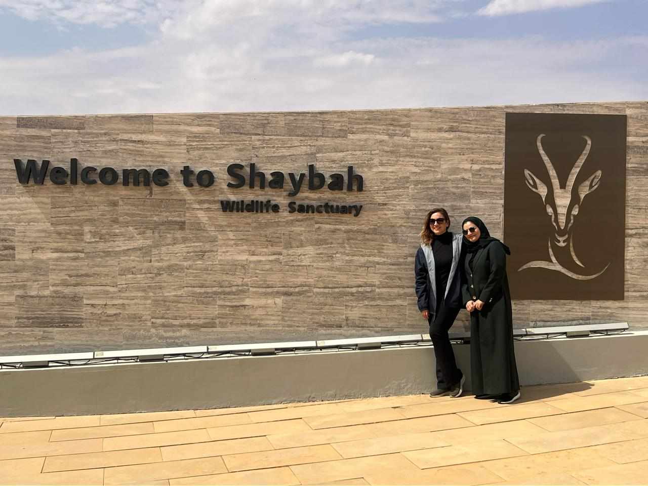 Ithraeyat editorial team roadtrip in Shaybah Wildlife Sanctuary.Photo by Gregory Simkins.
