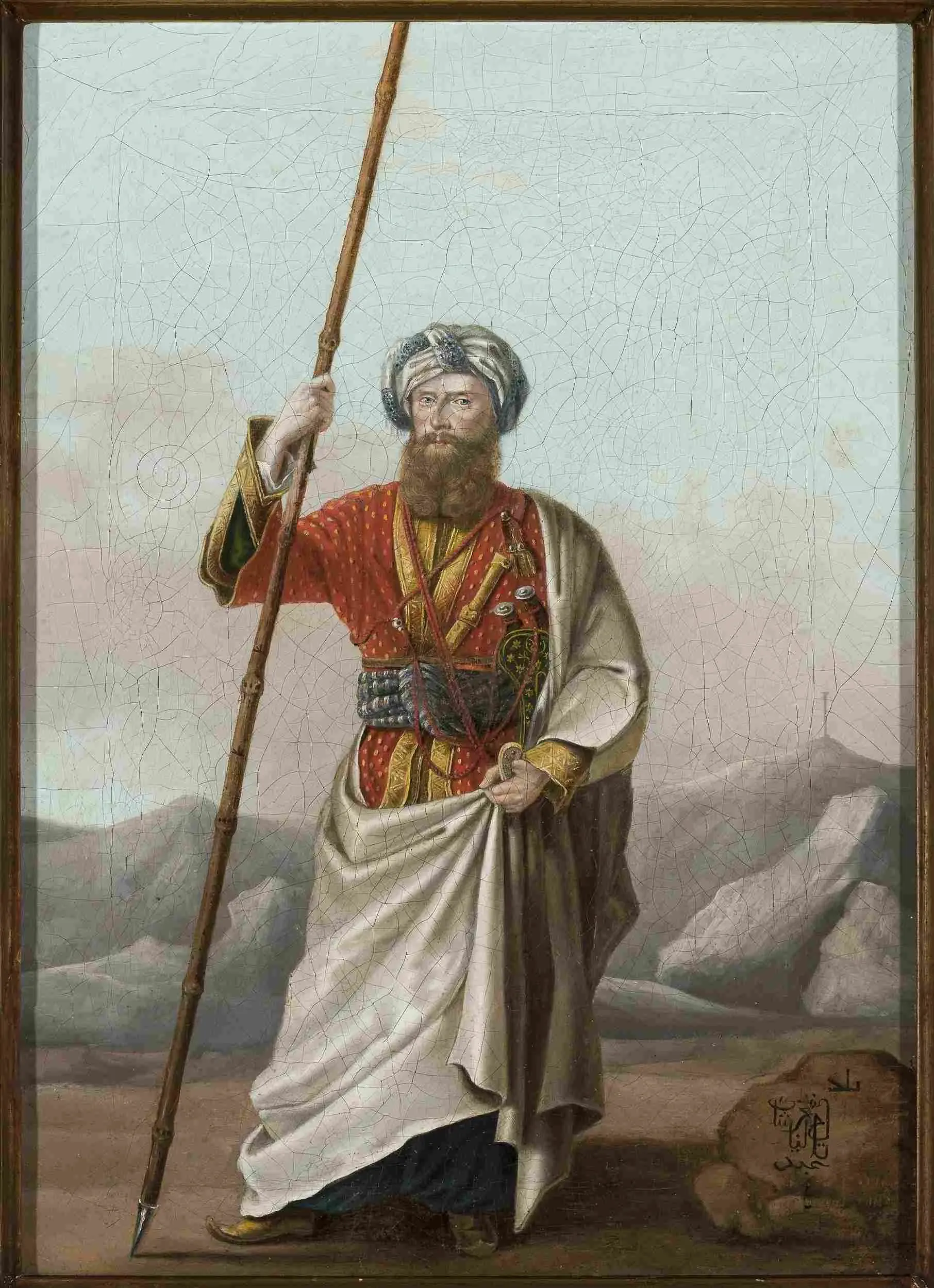 Portrait of Wacław Rzewuski, nicknamed "emir." 1825. Credit: National Museum in Warsaw.