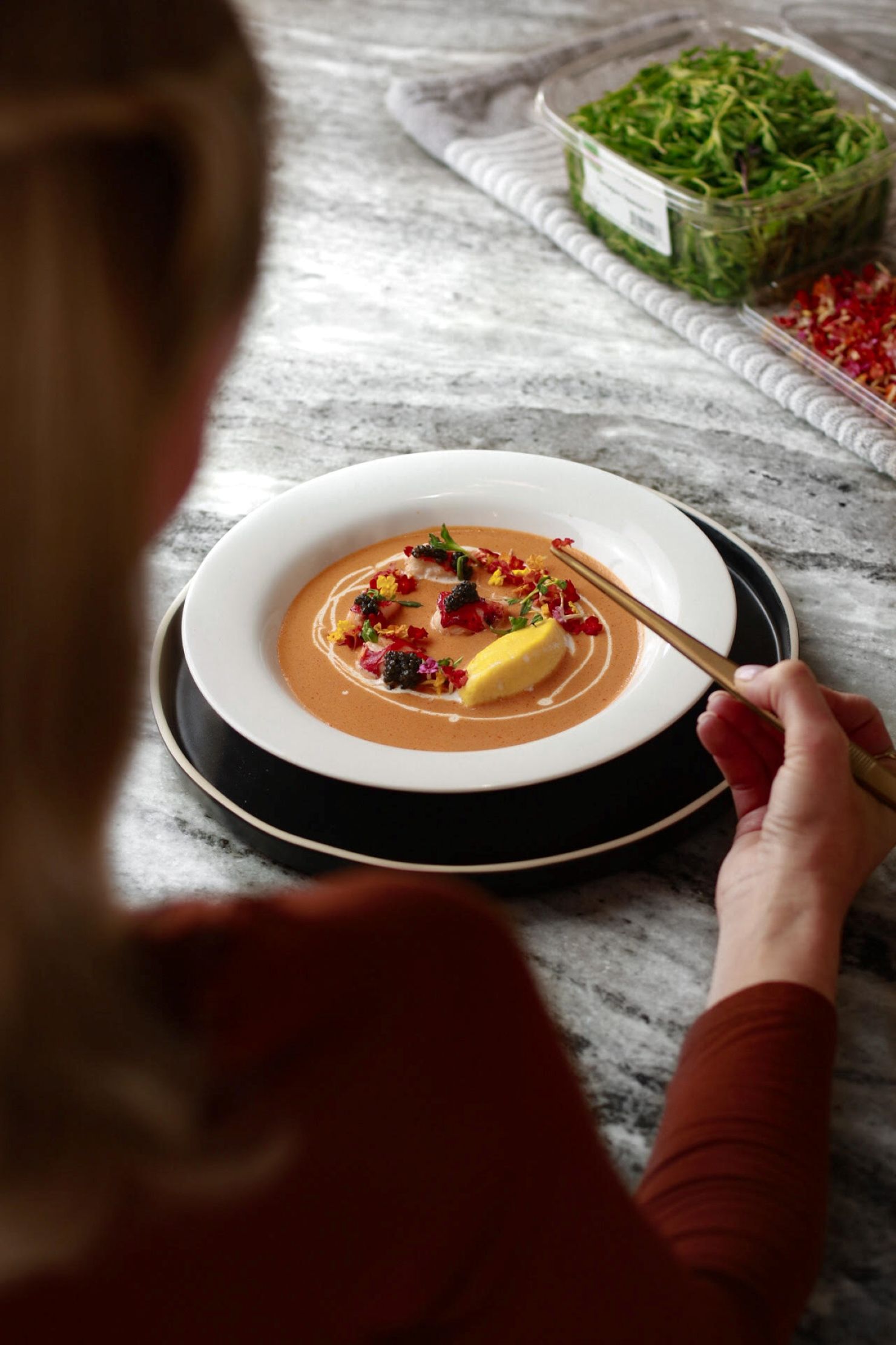 Lobster Bisque. Courtesy of Bri Baker. 
