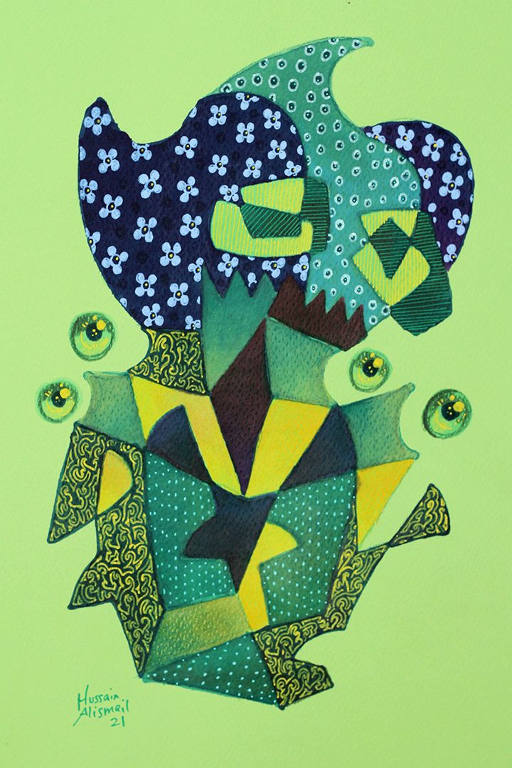 Other art by the artist: Lollipop pieces. Courtesy of Hussain Alismail. 