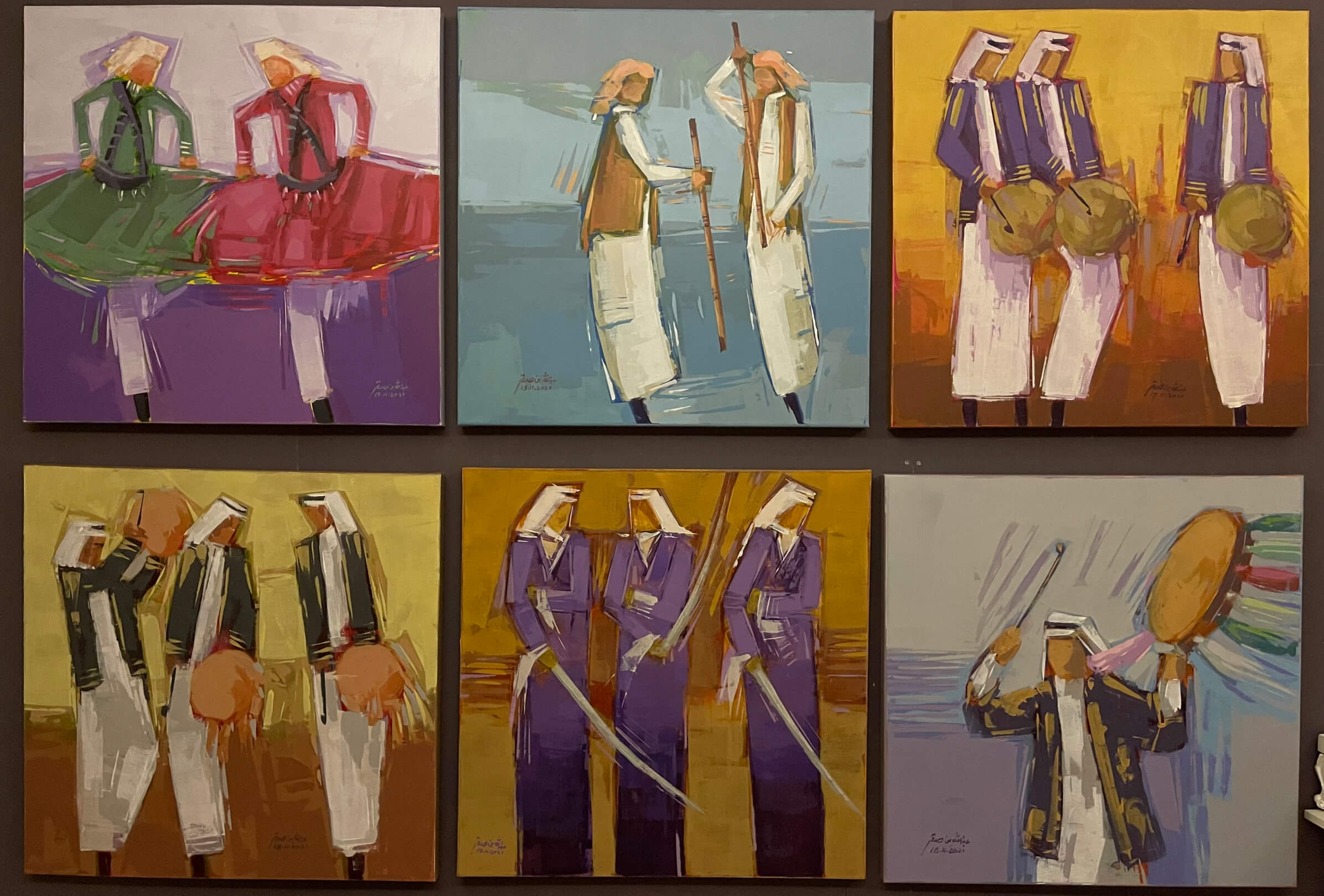 Collection of the artist's paintings, with his courtesy. 