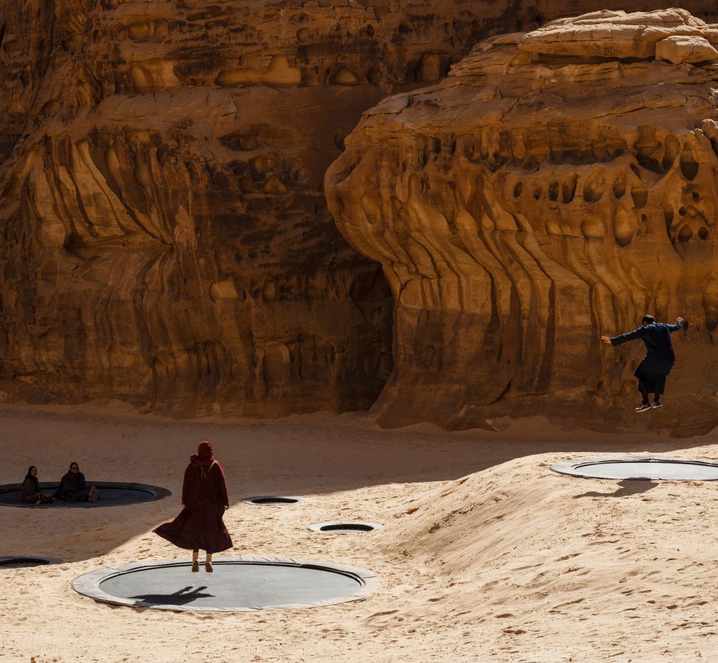“Now You See Me, Now You Don’t” by Manal Al-Dowayan, courtesy of the artist.