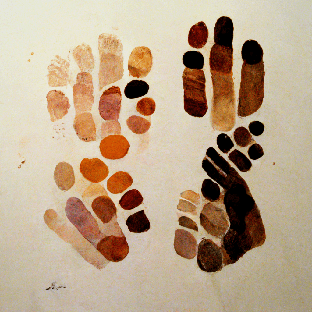 Rym Al-Ghazal’s A.I generated art reflecting identity. 