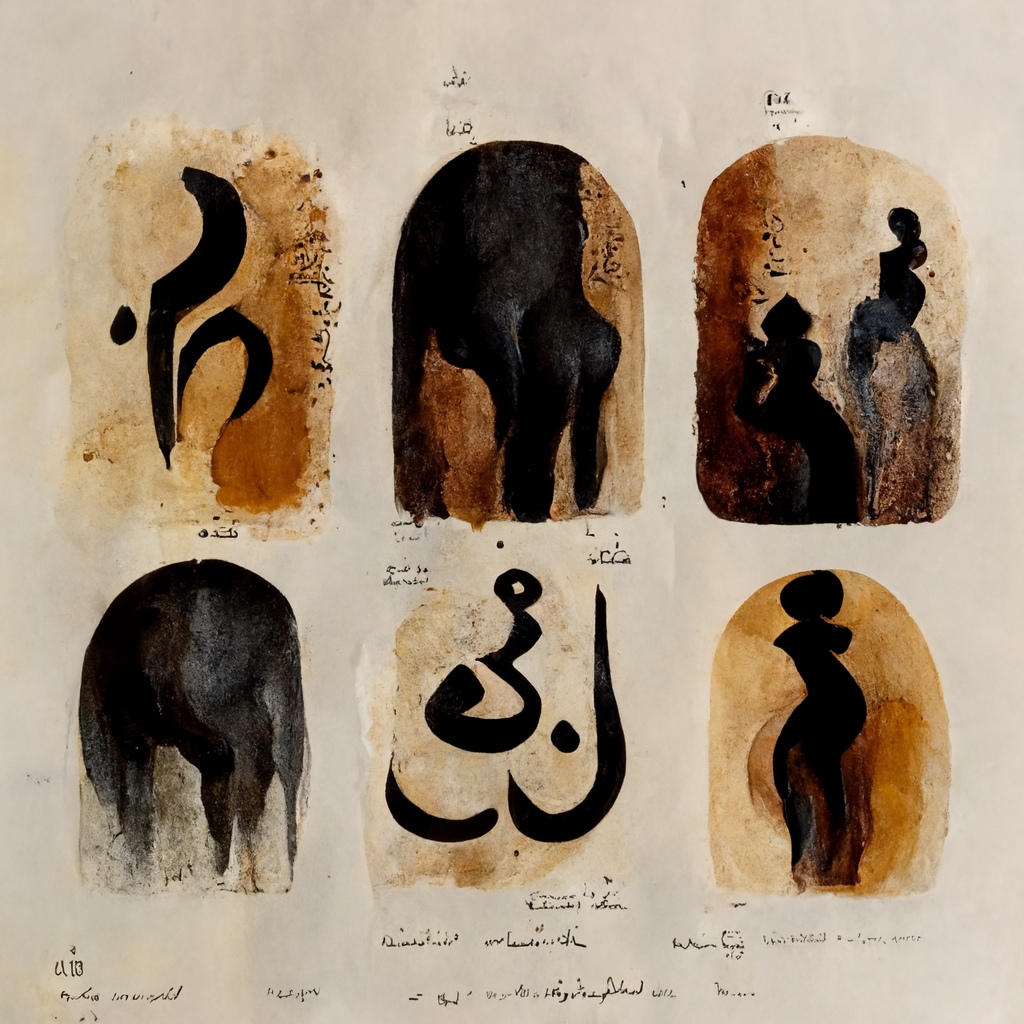Rym Al-Ghazal creation with an Artificial Intelligence