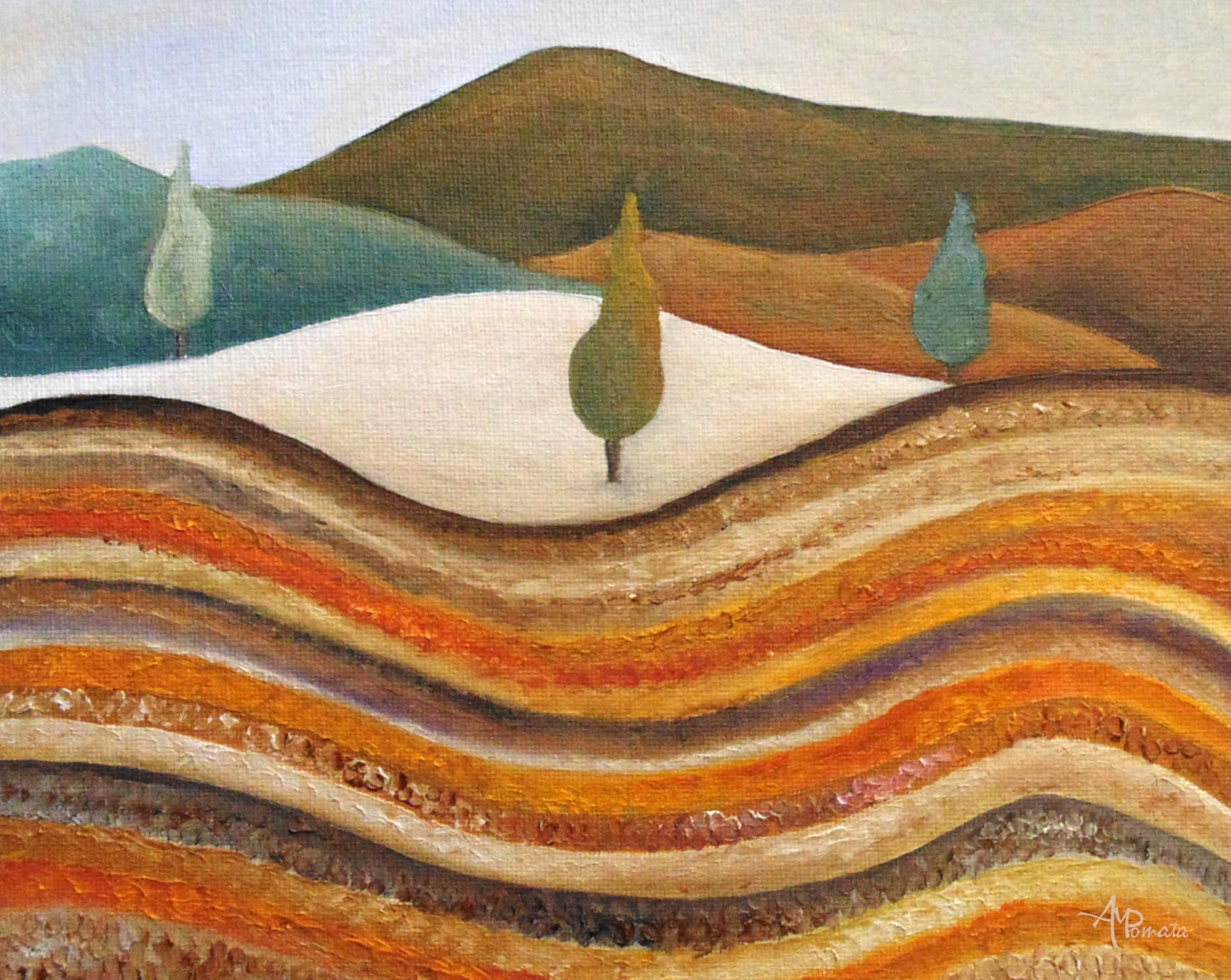 ‘Stratified Soil,’ by the creative Ángeles M. Pomata.