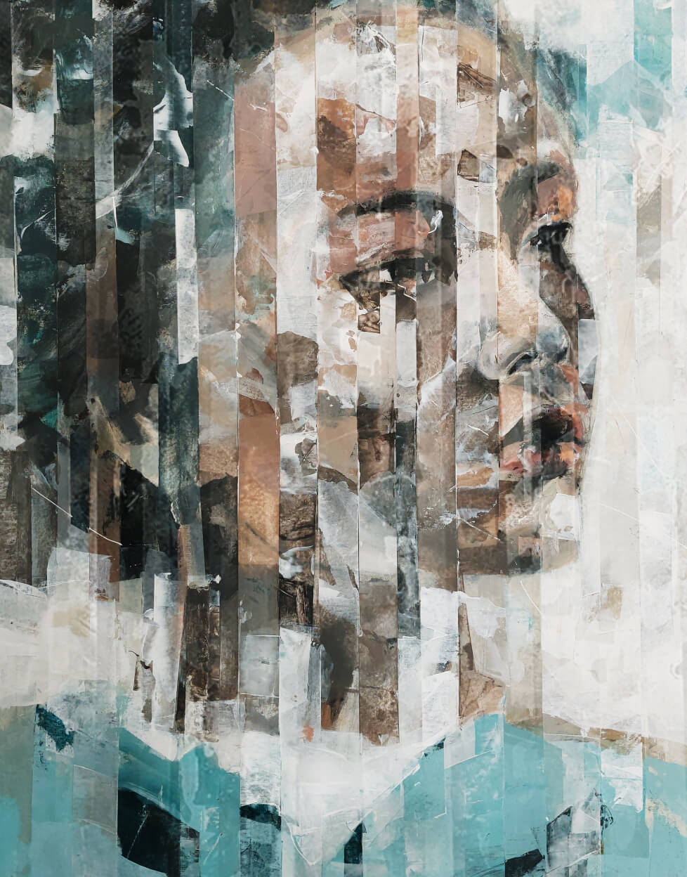 Untitled, 2022. Acrylic on canvas, 120x80cm Courtesy of the artist.