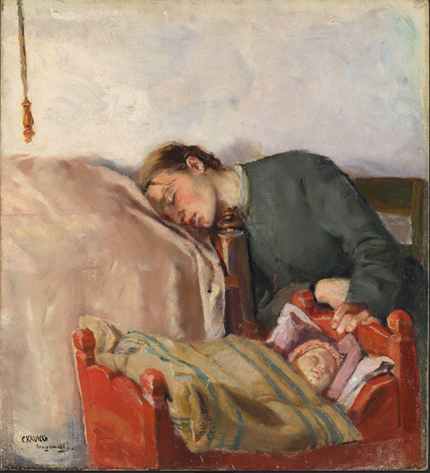 ‘Mother and Child,’ by Christian Krohg. 1883. Courtesy of National Museum of Art, Architecture and Design.