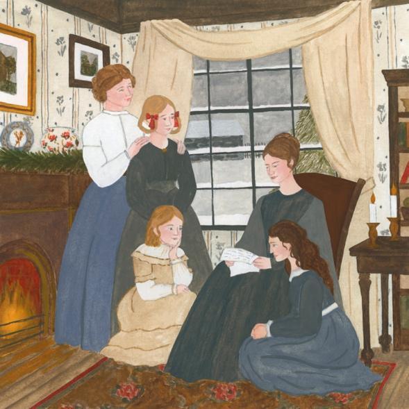 ‘Illustration of Little Women by Louisa May Alcott,’ by Marija Stefanović. Courtesy of the artist.&nbsp;