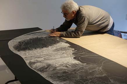 The renowned American artist Jos Sances. Courtesy of the artist.