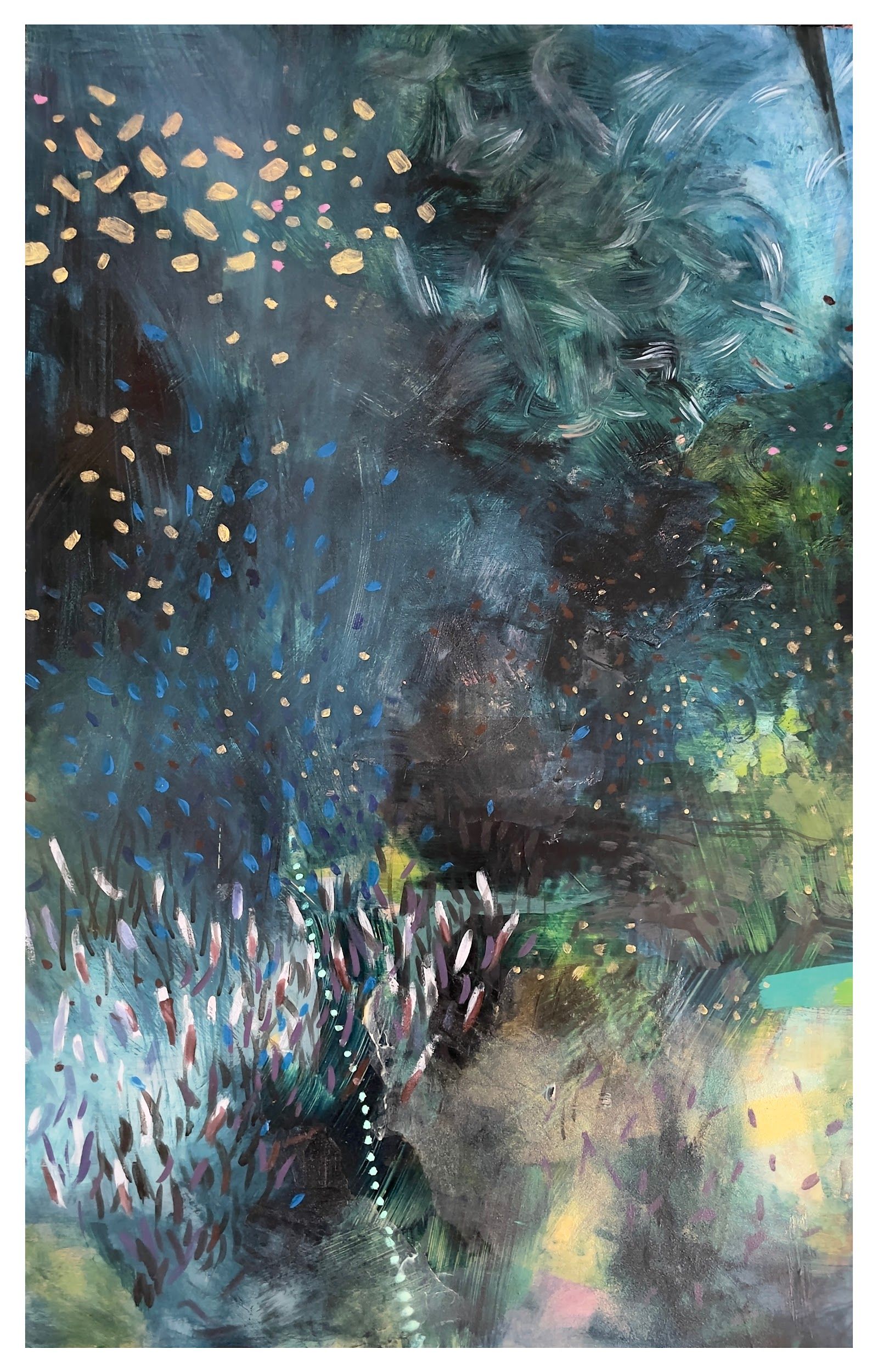 'بلوب.' ليزا فولتا زالوم. 2021. زيت على لوحة، 61× 41 سم. بإذن من الفنانة.&nbsp;
