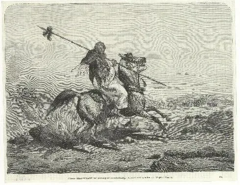 Count Rzewuski in the Arabian desert. 1874. &nbsp;Image credit: polona.pl