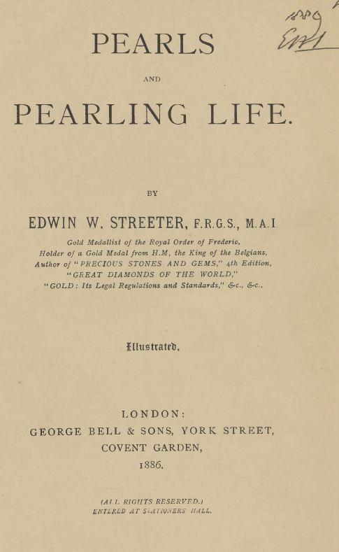 'Pearls and Pearling Life.' Edwin W. Streeter. 1886. This illustrated work explores the historical global pearl trade, with particular attention to the Arabian Gulf. Streeter describes pearl diving as a way of life shaped by the sea, where communities depended on maritime routes and seasonal expeditions, highlighting how water served not only as a route of travel, but as a source of livelihood and connection across the region. (HC.FB.2017.0072). Courtesy of the Heritage Collection Team in the Heritage Library, Qatar National Library.