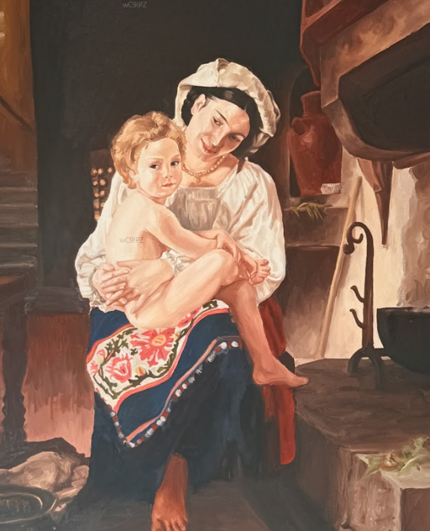 ‘Unconditional Love,’ by Ceren Degirmenci. Courtesy of the artist. A quiet, intimate moment between a mother and her newborn son, capturing the tenderness, protection, and unconditional love that marks the very beginning of life. 