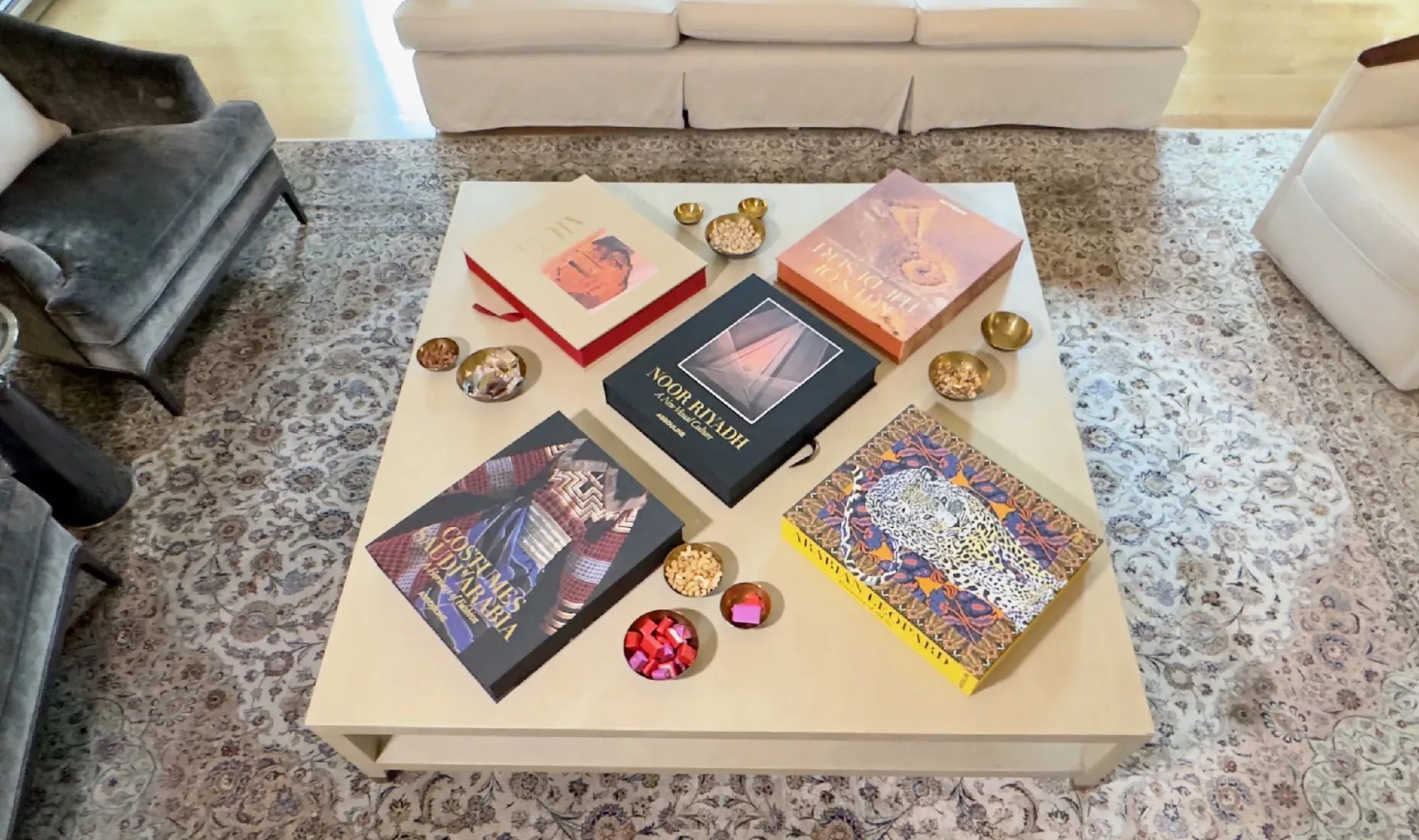 Assouline Collection - Kingdom of Saudi Arabia. Part of HRH Ambassador Reema Bandar Al-Saud's collection of books. Photo by Rania Abdel Razek.