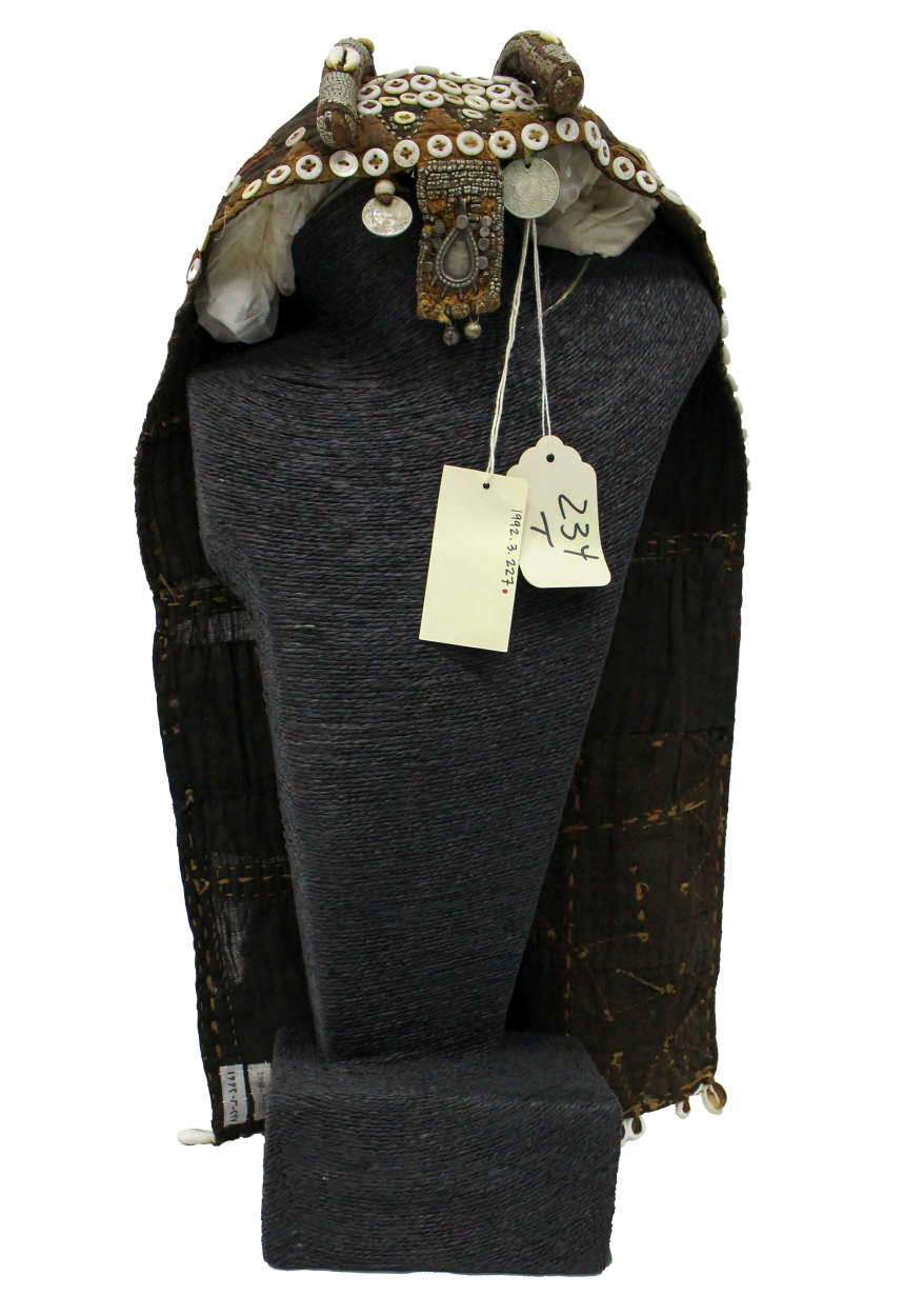 Elaborate ‘quba’a’ (headgear) for children.