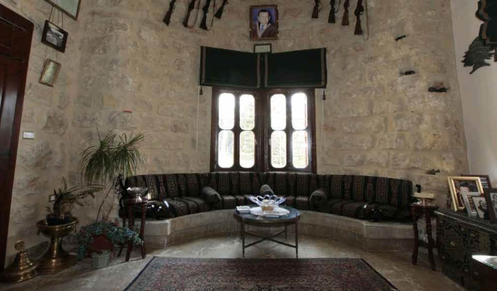 Rooms with stories and history, at the L'Emir Faysal Majid Arslan Museum.