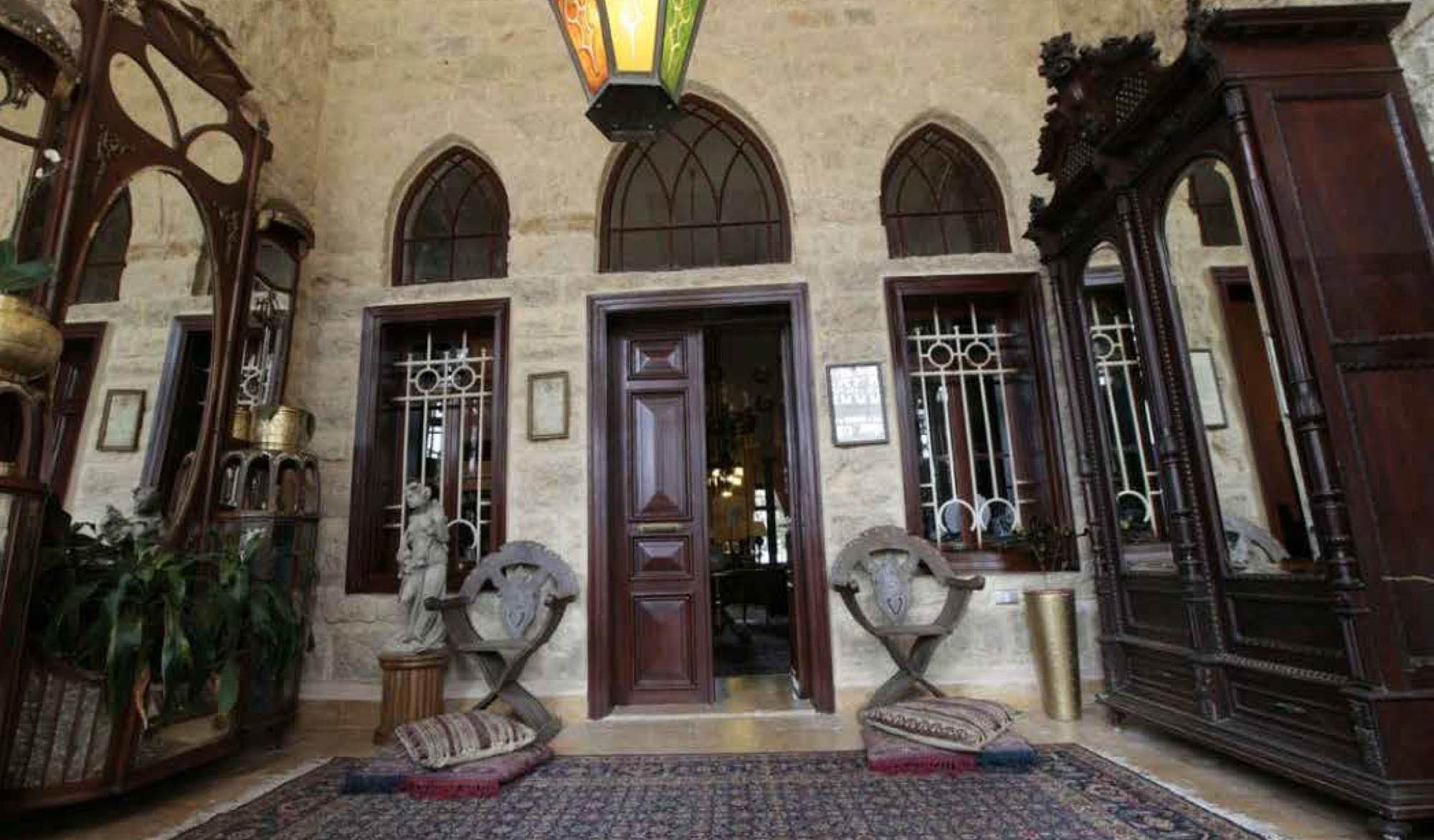 Rooms with stories and history, at the L'Emir Faysal Majid Arslan Museum.