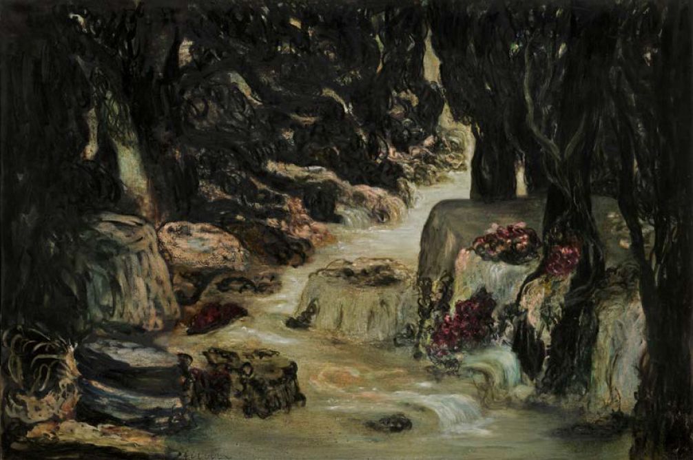 'Source of Light,’ by Ziad Dalloul. 2011. Oil on canvas, 130 x 195 cm. Image courtesy of Barjeel Art Foundation, Sharjah.