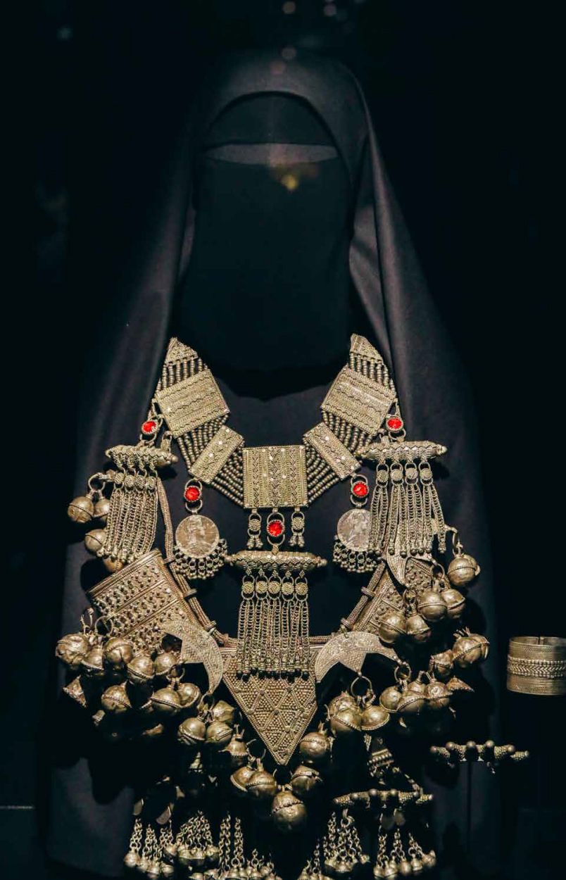 Traditional Saudi Jewelry exhibition.