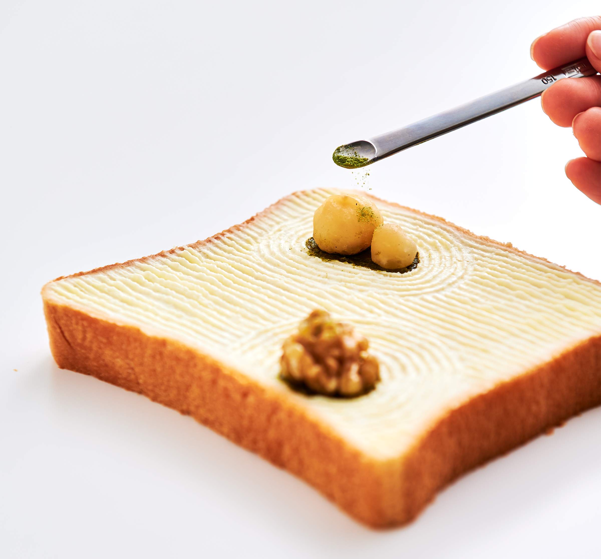 A toast inspired by a Japanese zen garden. ,ZEN toast. Courtesy of the artist. 