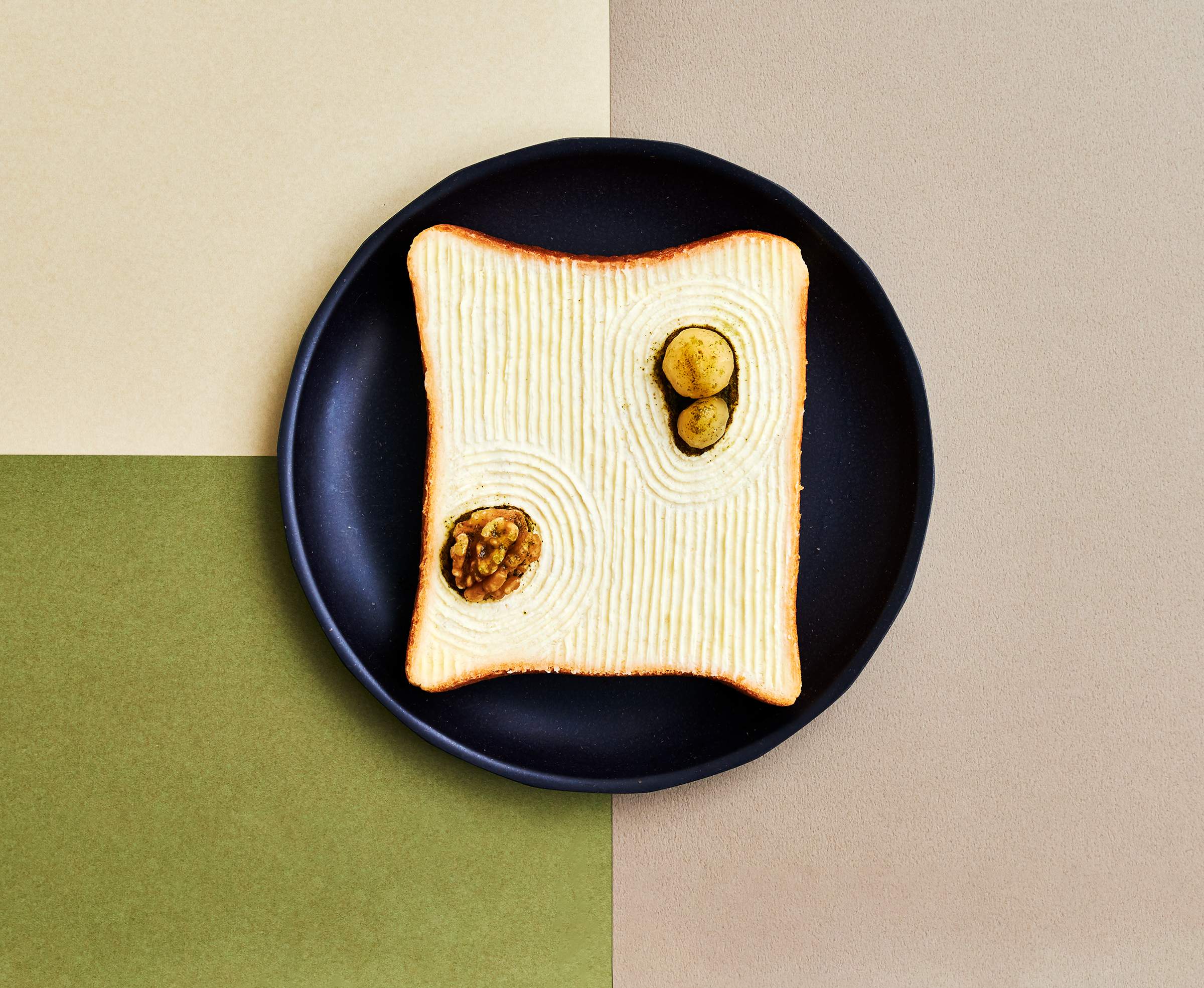 A toast inspired by a Japanese zen garden. - Courtesy of the artist. 